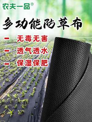 新型生态51漫画
除草布农用果园保湿黑地膜地布抗老化大棚盖灭草布